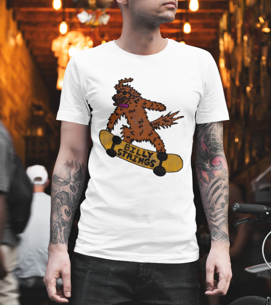 Billy Strings Skateboarding Dog T-Shirt