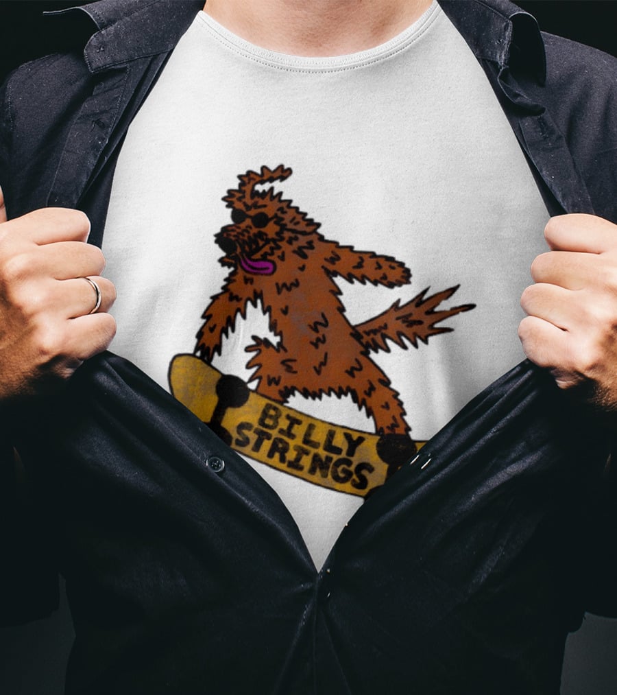 Billy Strings Skateboarding Dog T-Shirt