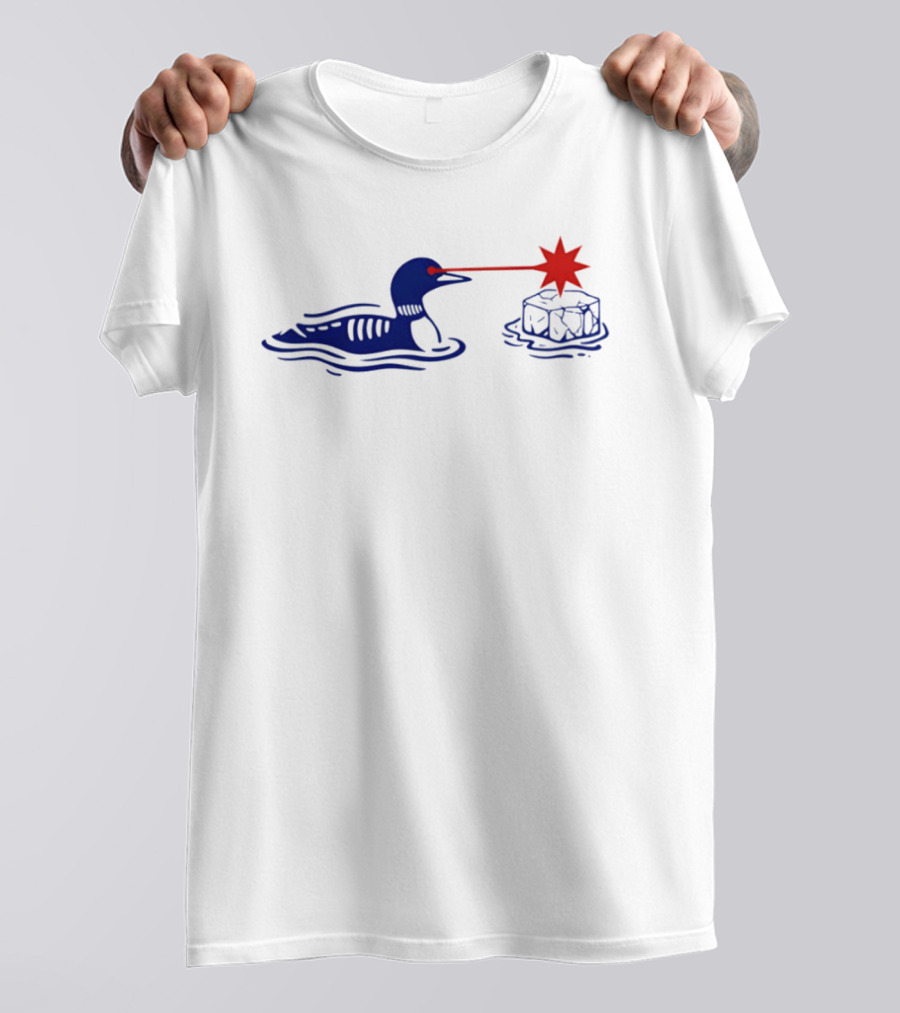 Minnesota Loon Resistance Anti Ice Laser Vision T-Shirt