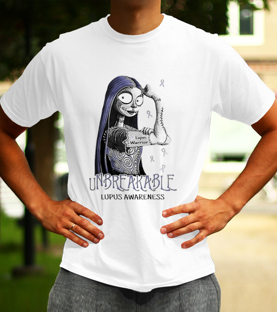 Unbreakable Lupus Awareness Sally Character ז T-Shirt