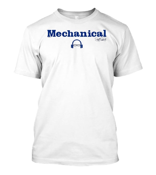 Mechanical Glasses Headphones Scott Van Pelt Signature T-Shirt