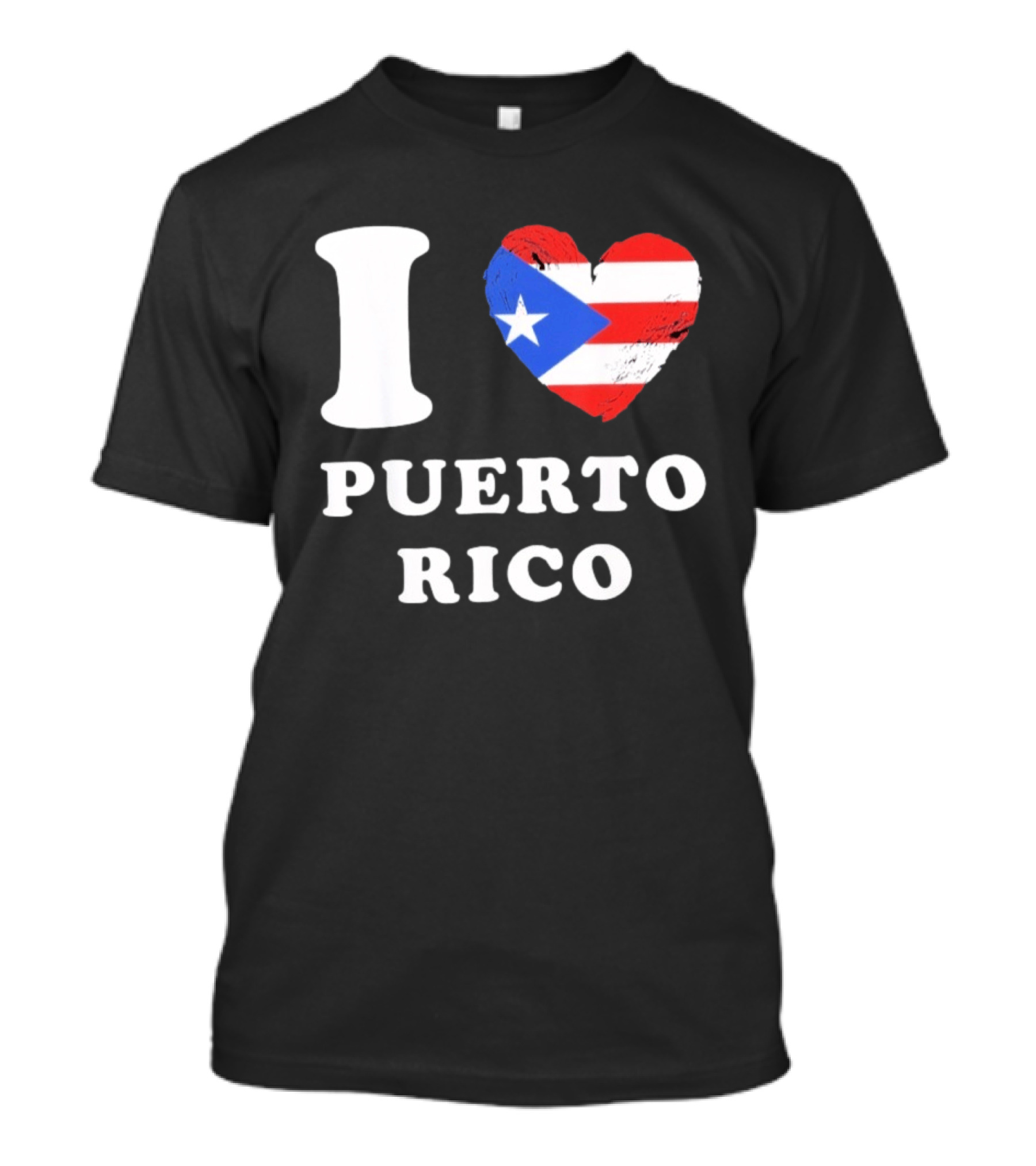 I Heart Puerto Rico Flag T-Shirt
