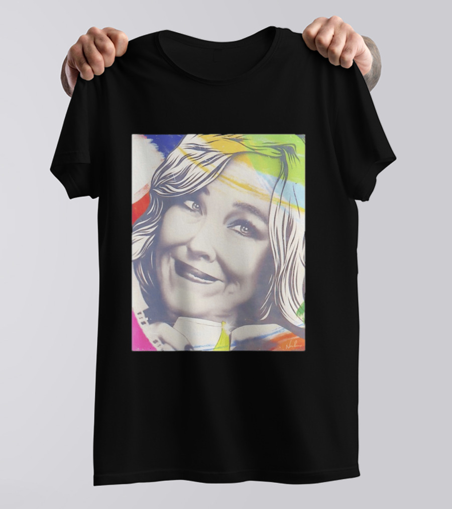 Catherine O'Hara Pop Art Style With Colorful Brushstrokes T-Shirt
