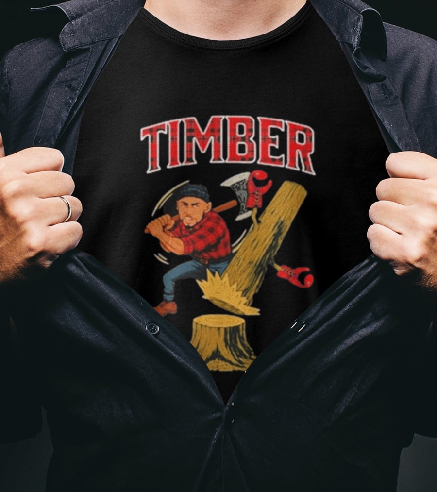 Keith Thurman Timber Lumberjack Axe One Time T-Shirt