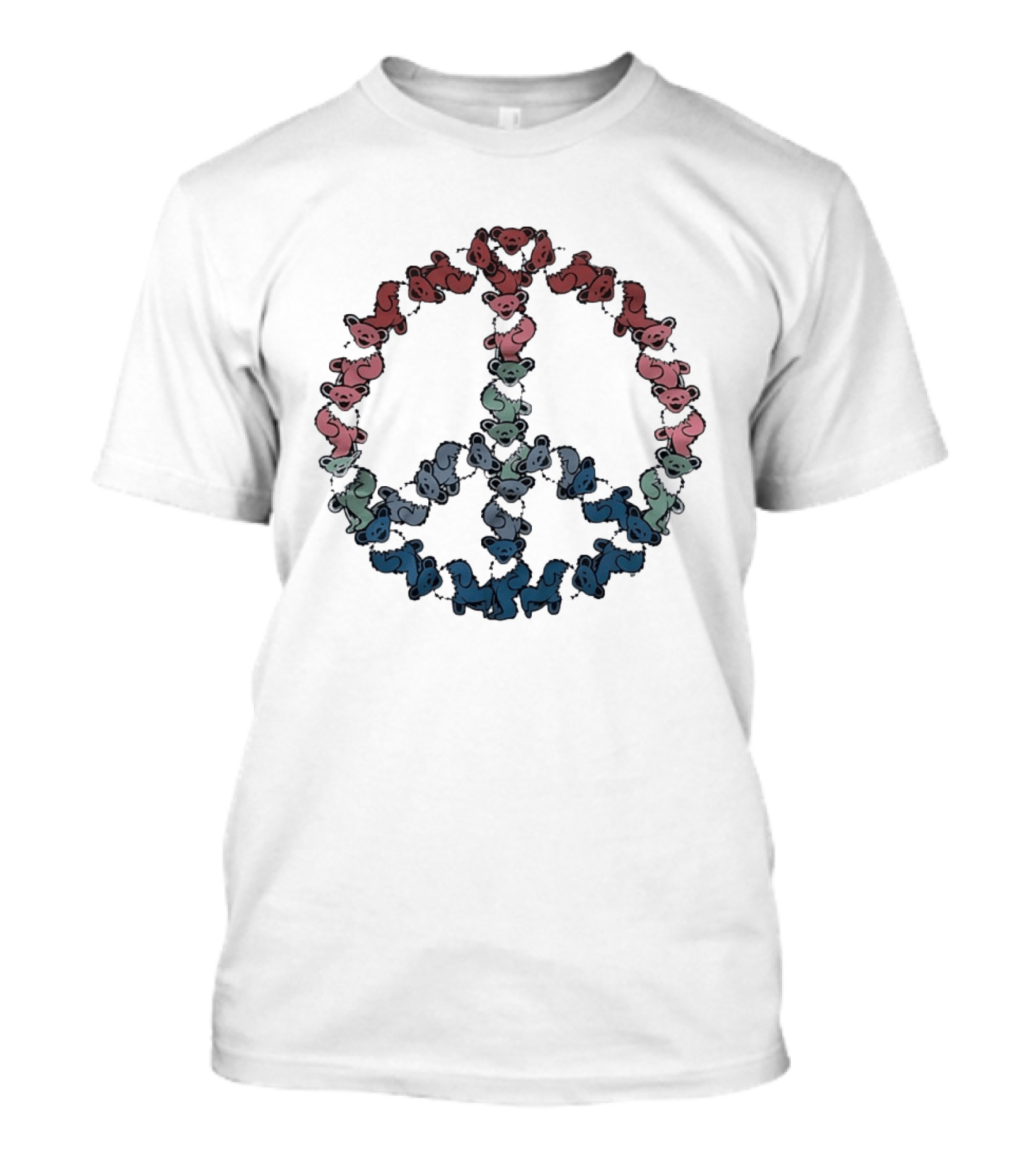 Grateful Dead Dancing Bears Peace T-Shirt