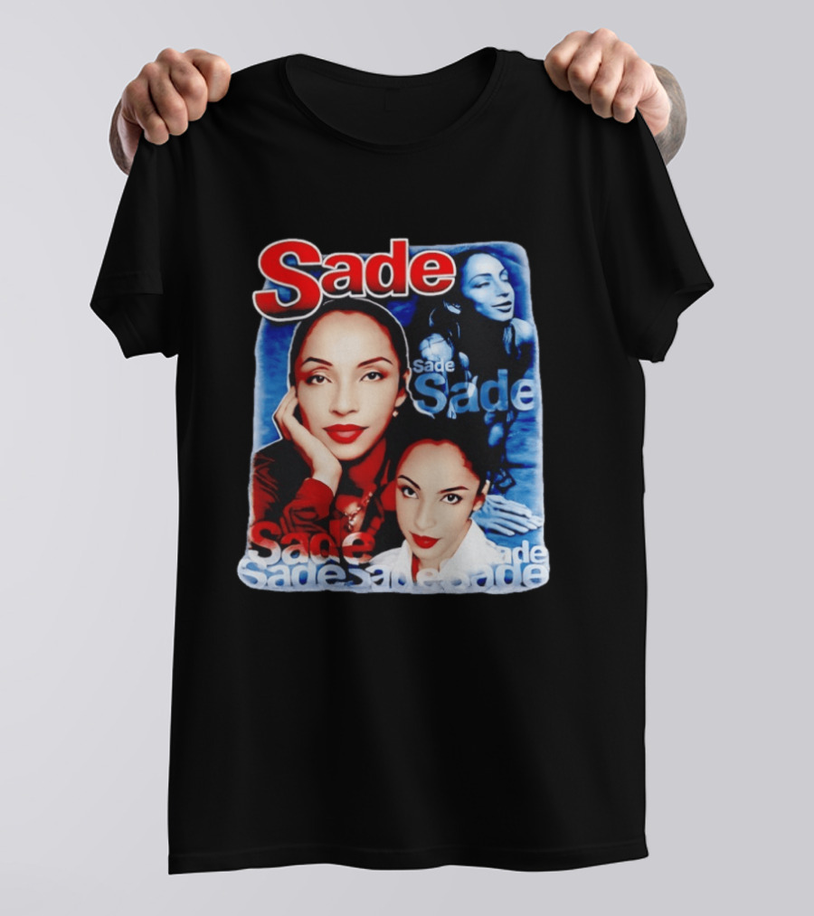 Sade Lovers Rock Tour Vintage Style Collage T-Shirt