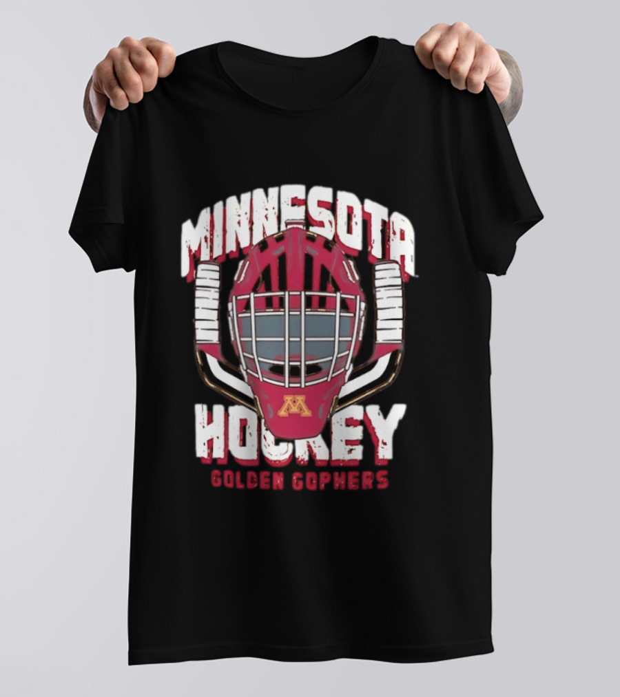 Minnesota Hockey Golden Gophers Mask T-Shirt