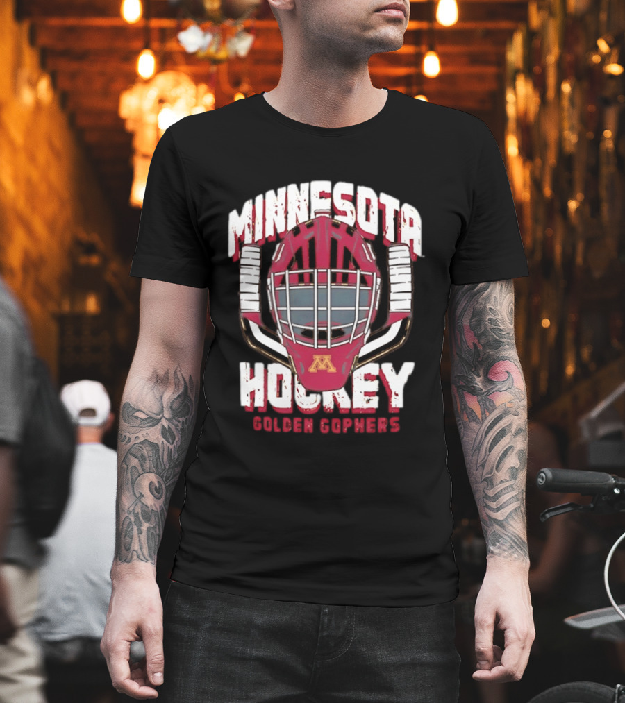Minnesota Hockey Golden Gophers Mask T-Shirt