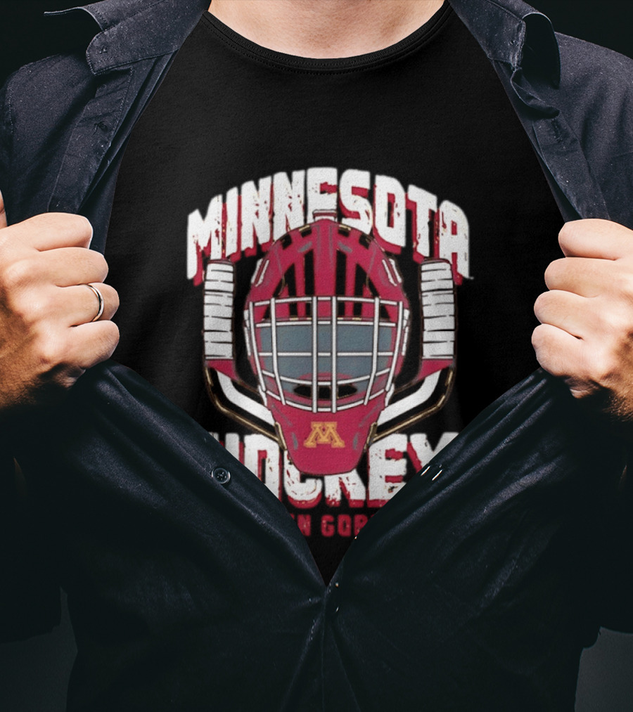 Minnesota Hockey Golden Gophers Mask T-Shirt