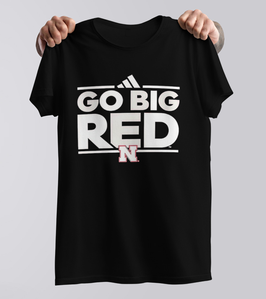 Adidas Nebraska Cornhuskers Go Big Red N T-Shirt