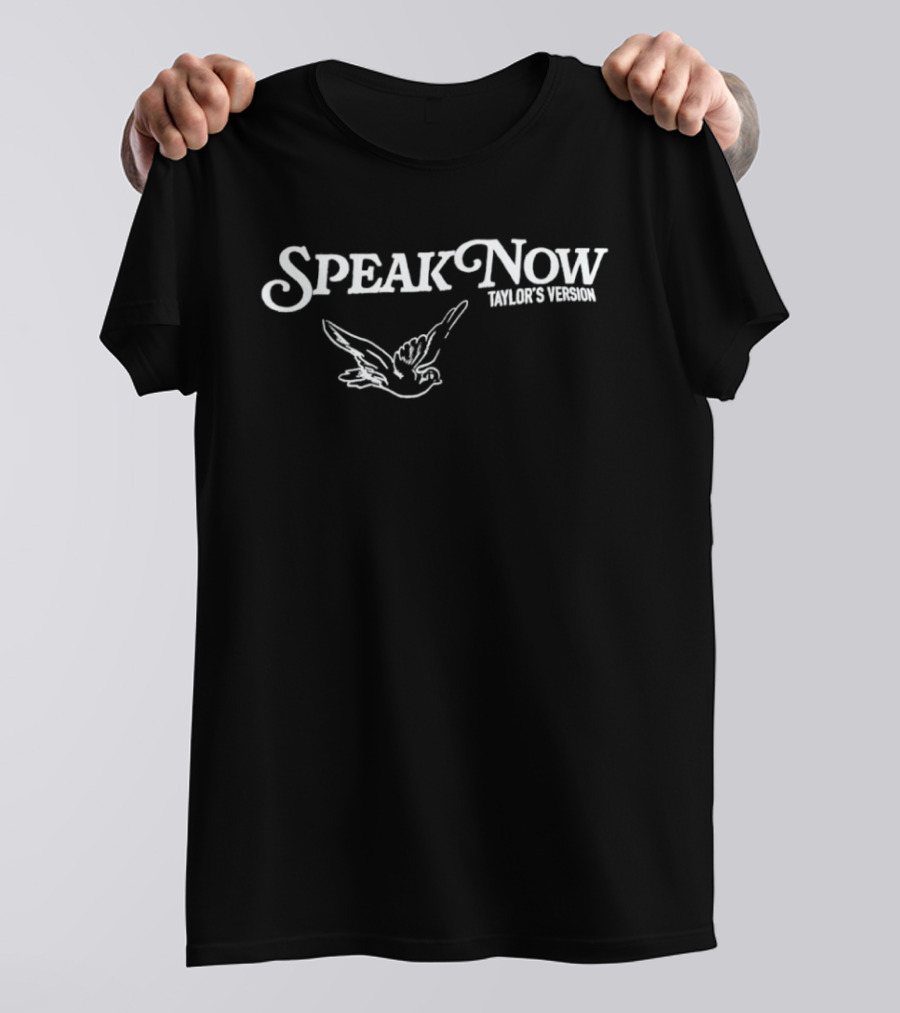 Speak Now Taylor's Version Bird Motif T-Shirt