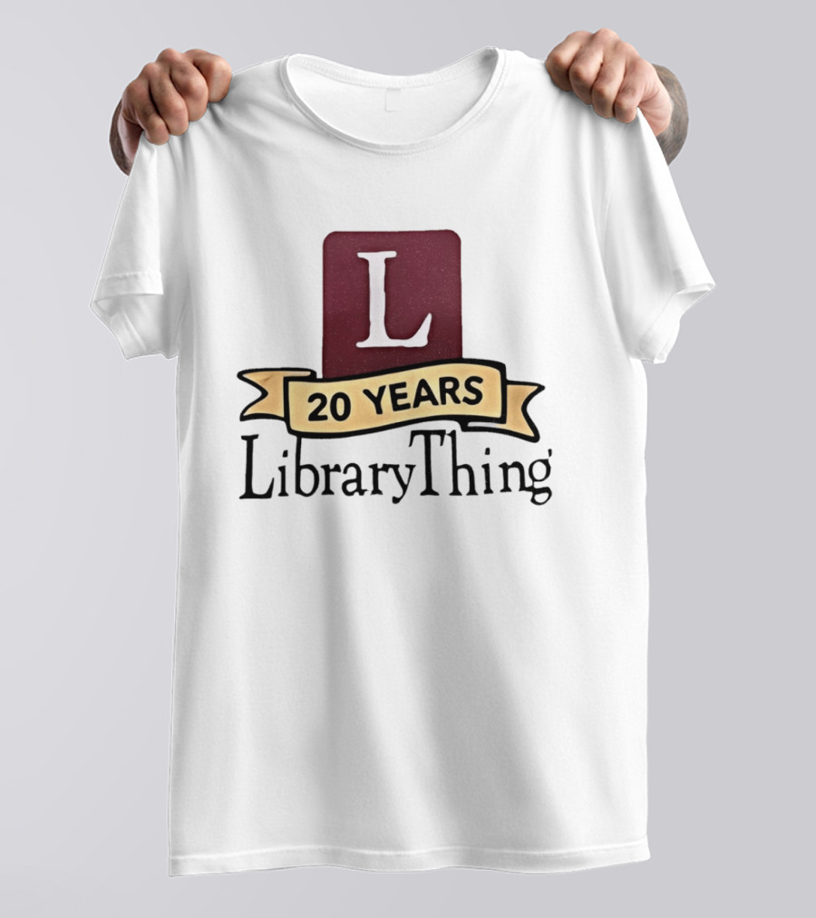 20 Years LibraryThing L Anniversary Celebration T-Shirt