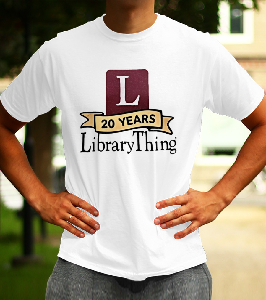 20 Years LibraryThing L Anniversary Celebration T-Shirt