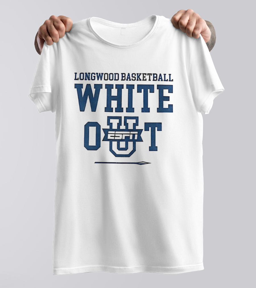 Longwood Basketball White Out ESPN Event T-Shirt