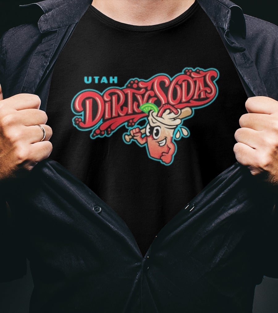 2026 Salt Lake Bees Utah Dirty Sodas Cream T-Shirt