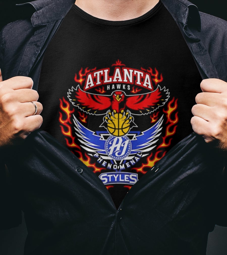 AJ Styles Phenomenal Atlanta Hawks T-Shirt