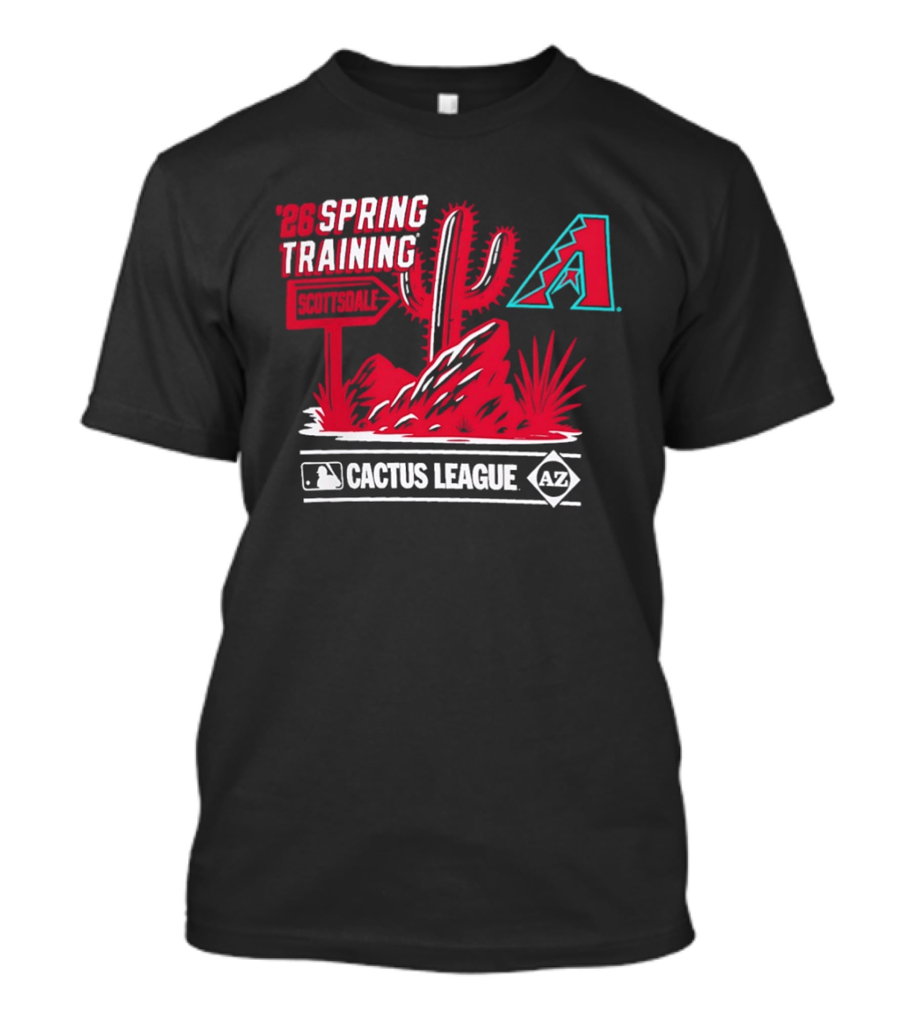 Arizona Diamondbacks 2026 Spring Training Scottsdale Cactus League MLB AZ T-Shirt