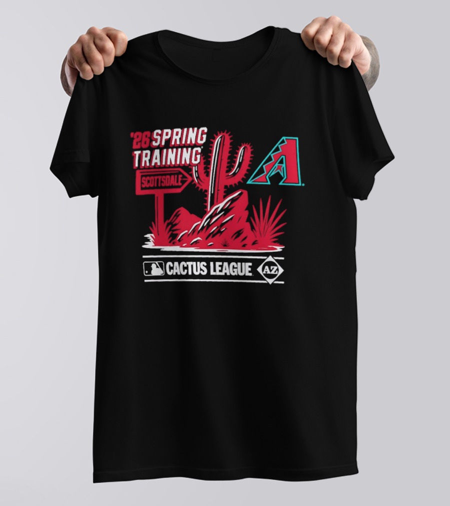 Arizona Diamondbacks 2026 Spring Training Scottsdale Cactus League MLB AZ T-Shirt