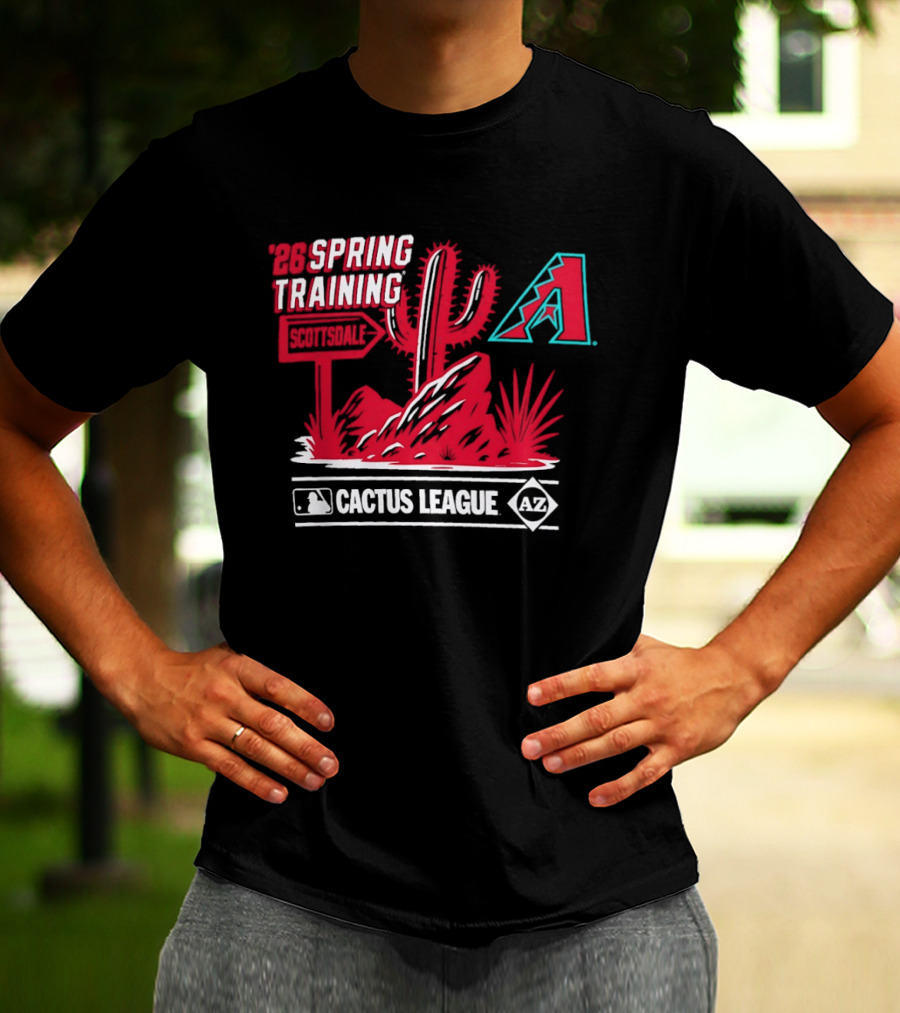 Arizona Diamondbacks 2026 Spring Training Scottsdale Cactus League MLB AZ T-Shirt