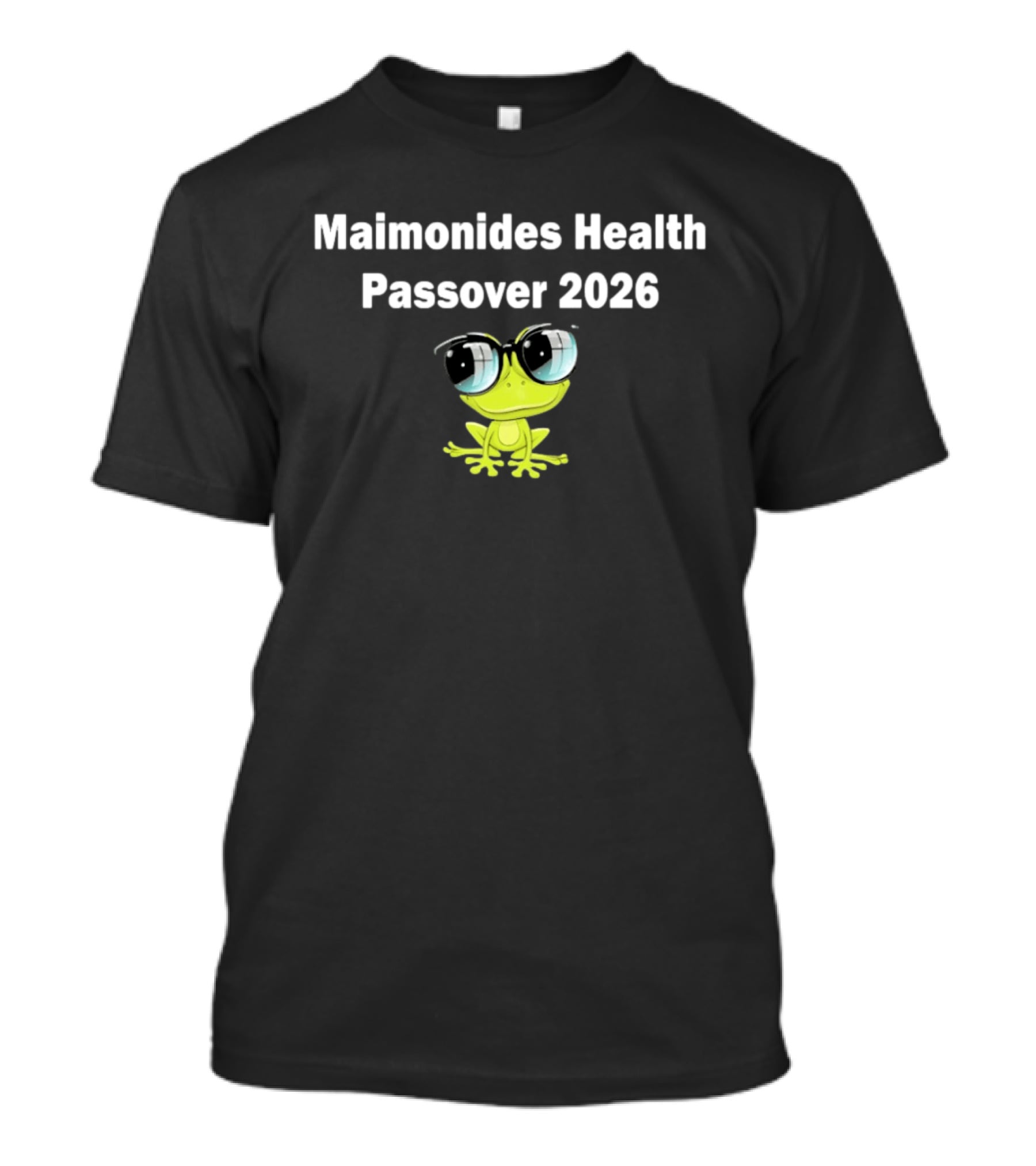 Maimonides Health Passover 2026 Frog T-Shirt