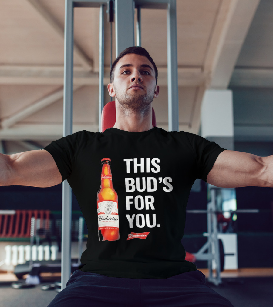 Budweiser This Bud's For You Beer Bottle T-Shirt