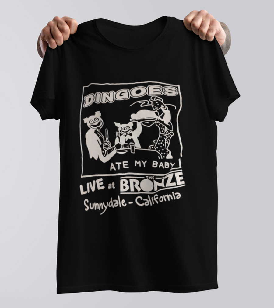Dingoes Ate My Baby Concert At The Bronze Sunnydale California T-Shirt
