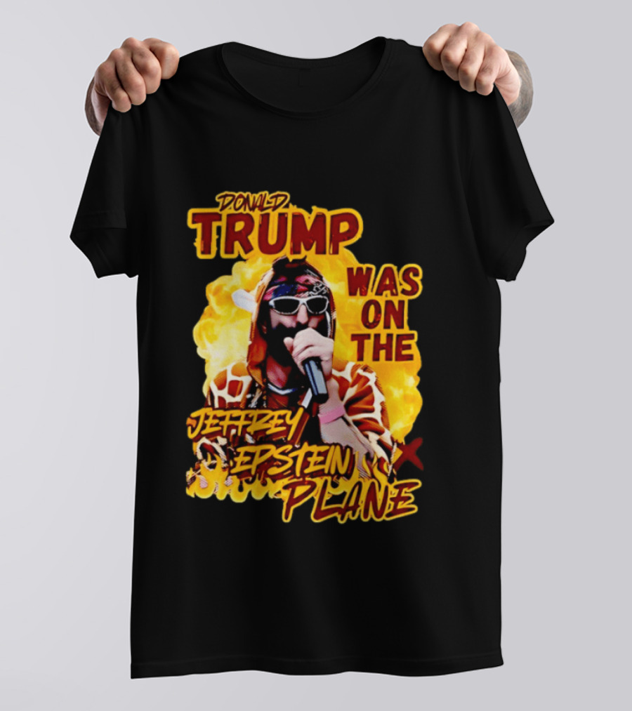 Donald Trump Was On The Jeffrey Epstein Plane Karaoke Costume T-Shirt