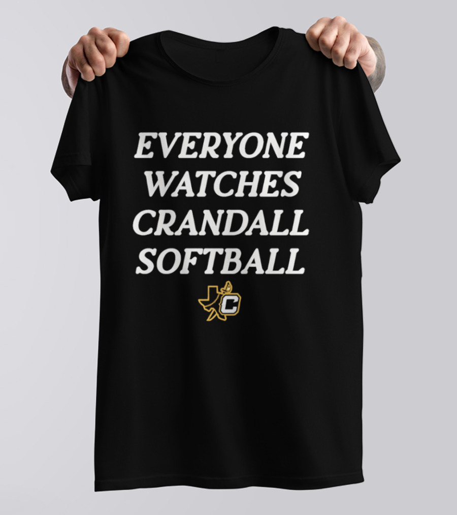 Everyone Es Crandall Softball Texas Map C T-Shirt