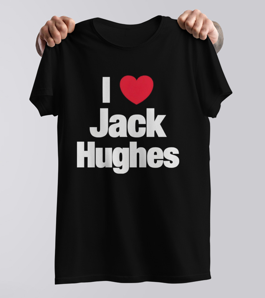 I Love Jack Hughes USA Hockey American Olympic T-Shirt