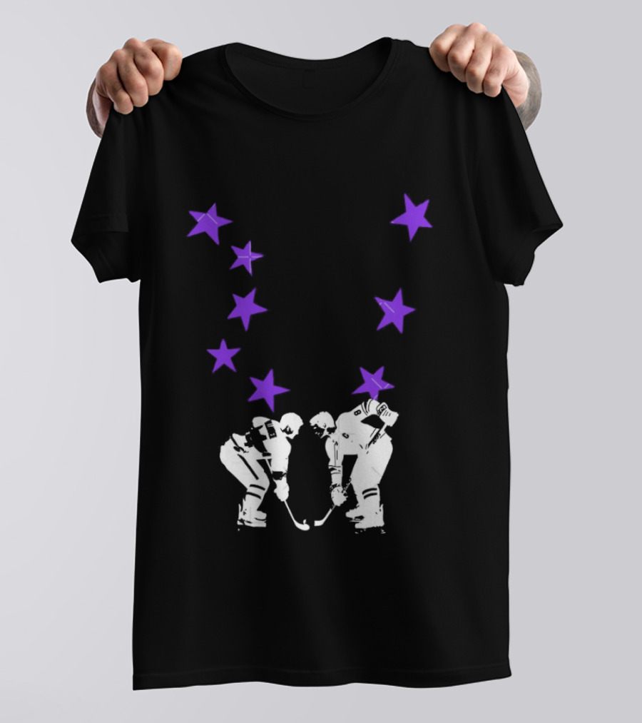 Ilya Rozanov Shane Hollander Rivalry Stars Hockey Romance Players Purple Stars T-Shirt
