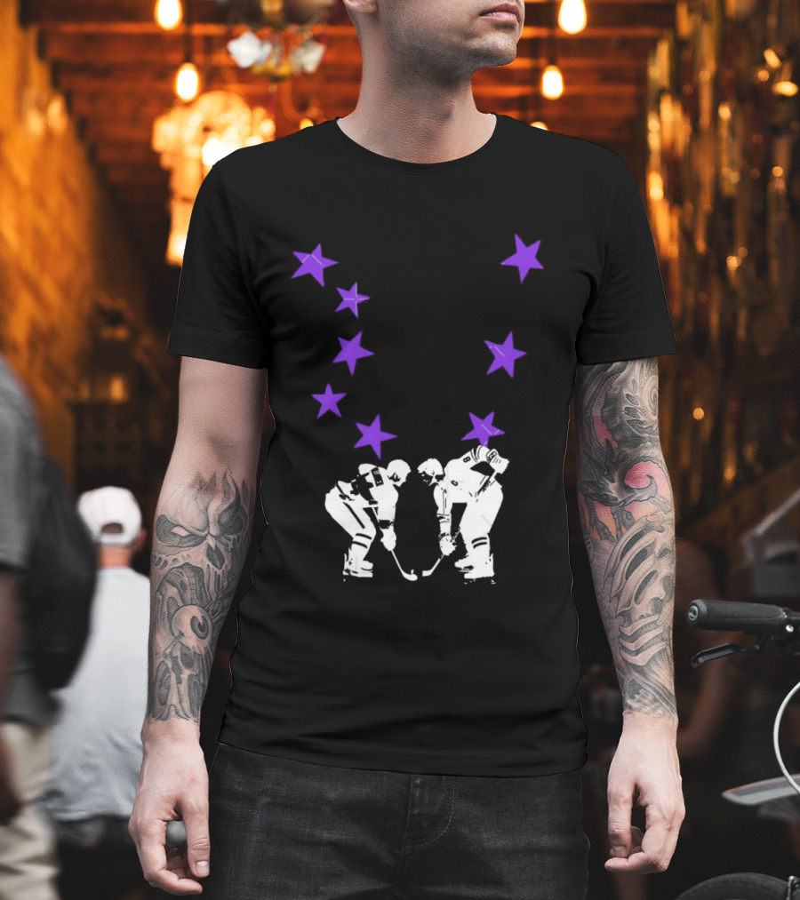 Ilya Rozanov Shane Hollander Rivalry Stars Hockey Romance Players Purple Stars T-Shirt