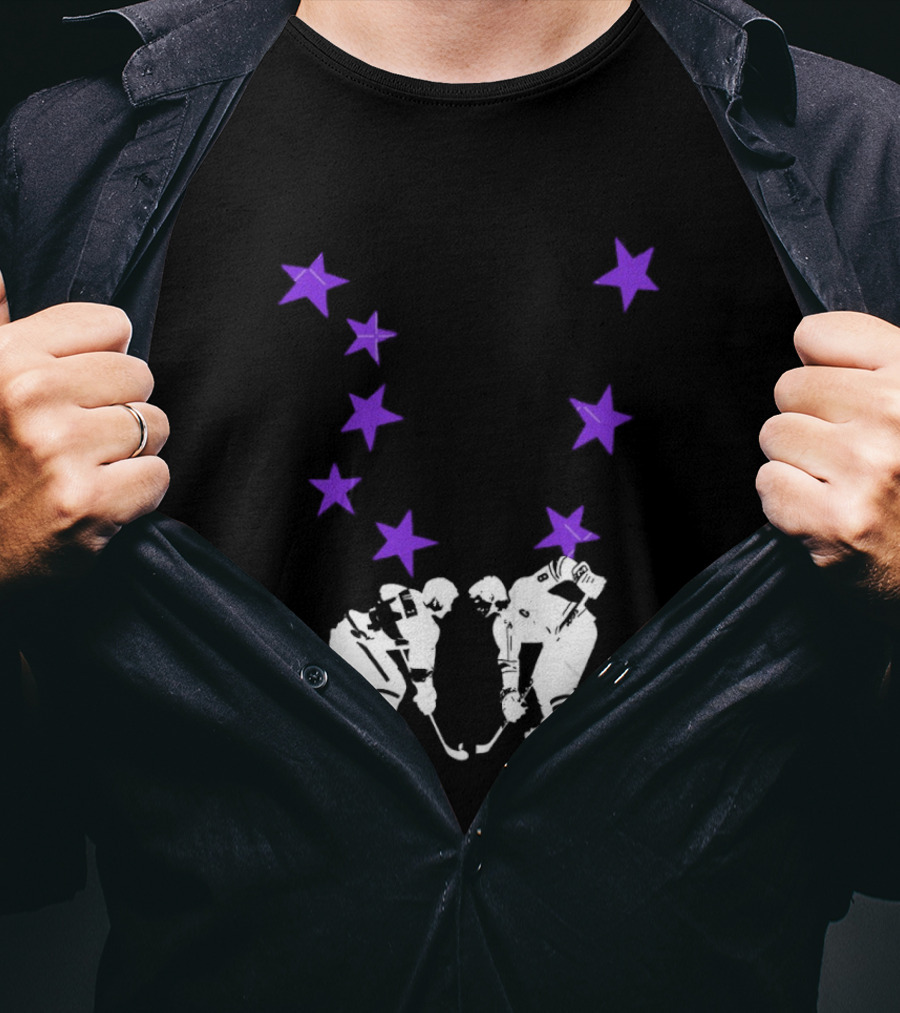 Ilya Rozanov Shane Hollander Rivalry Stars Hockey Romance Players Purple Stars T-Shirt