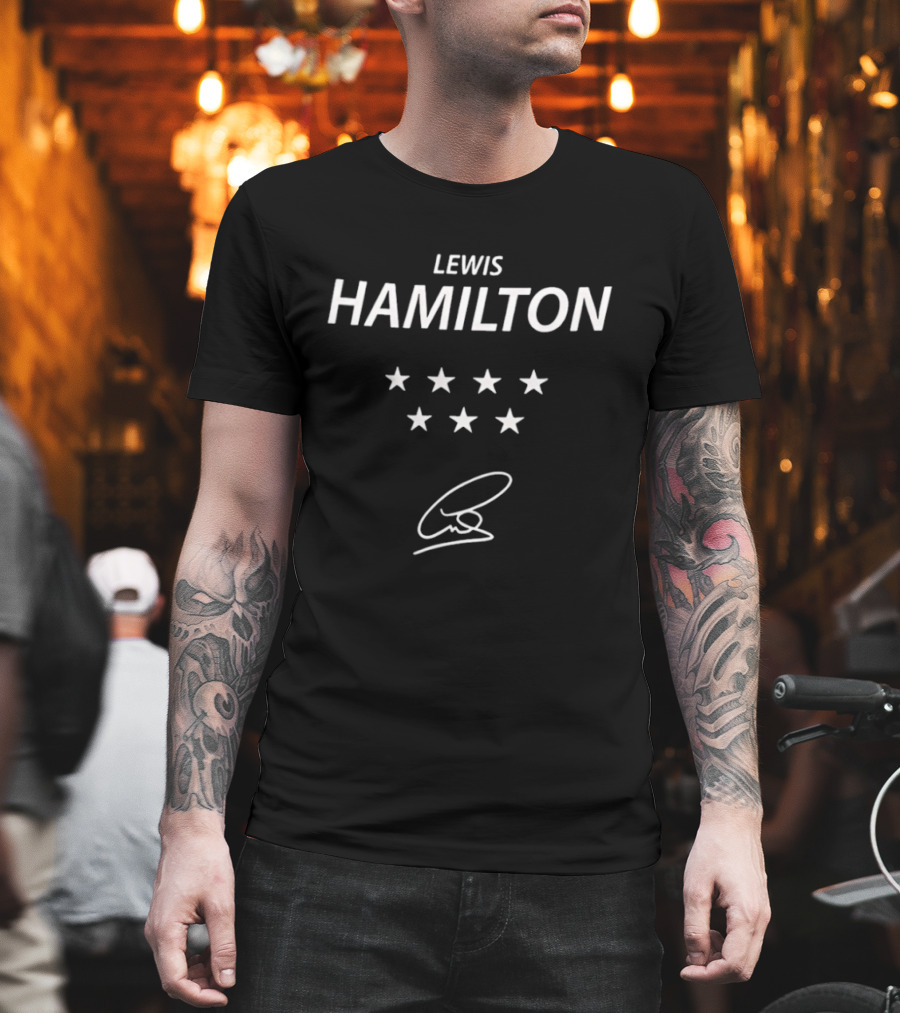 Lewis Hamilton Stars Signature T-Shirt