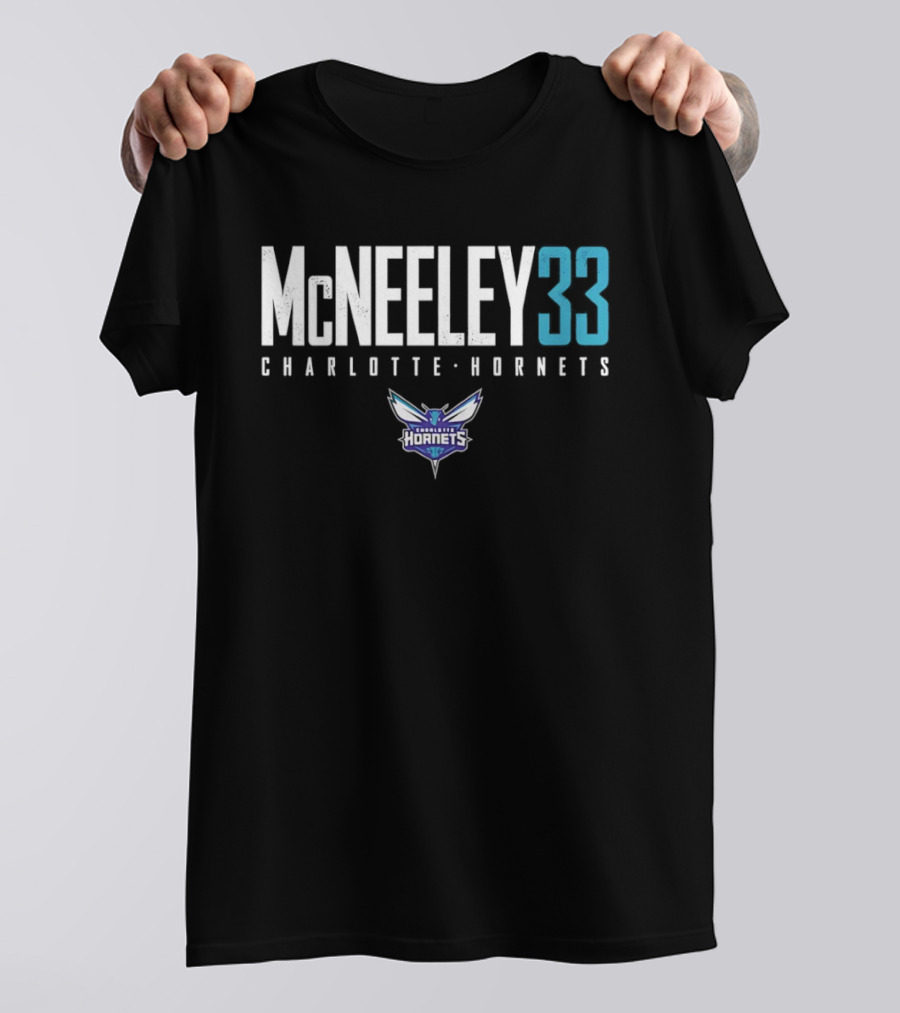 Liam McNeeley 33 Charlotte Hornets Basketball McNeeley 33 T-Shirt