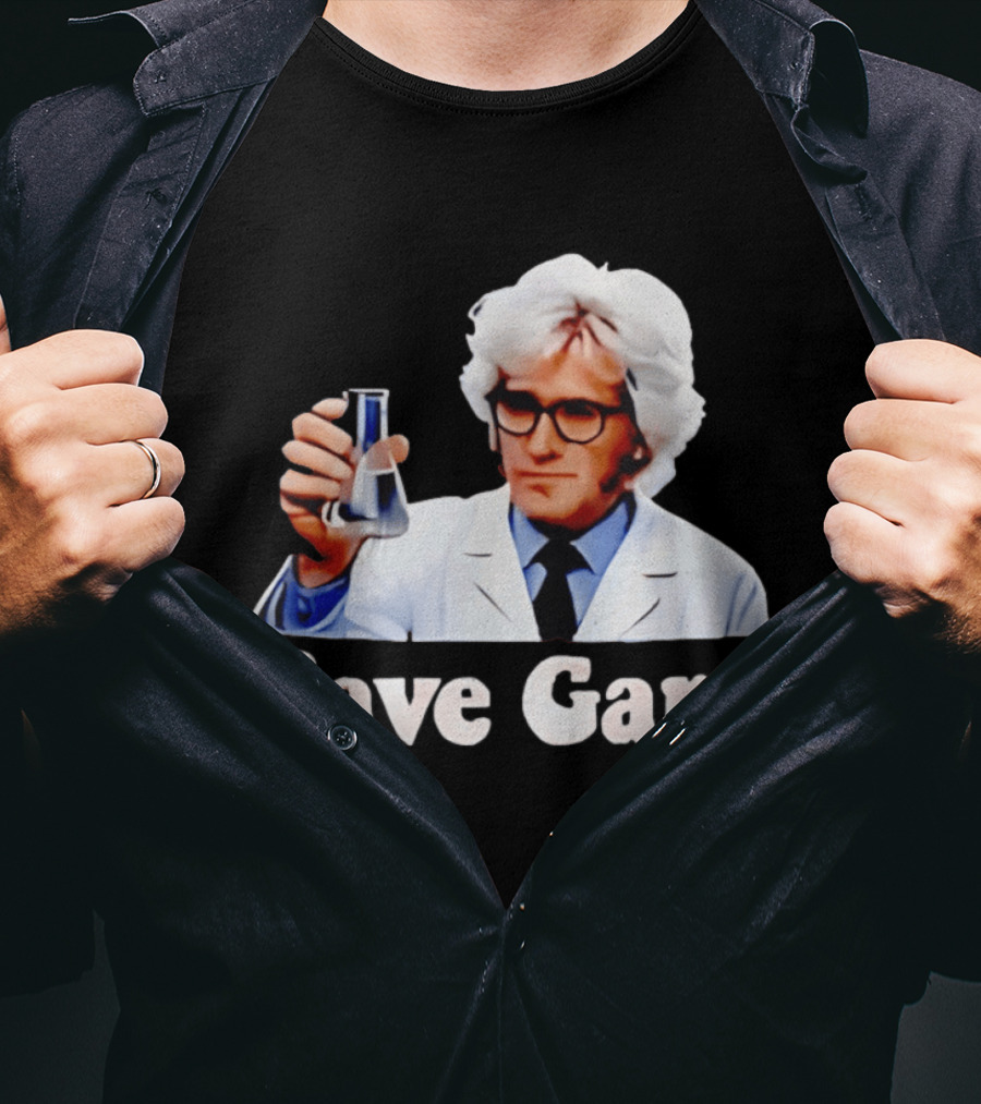 Save Gary Scientist Holding Beaker Maurice Benard Creator T-Shirt