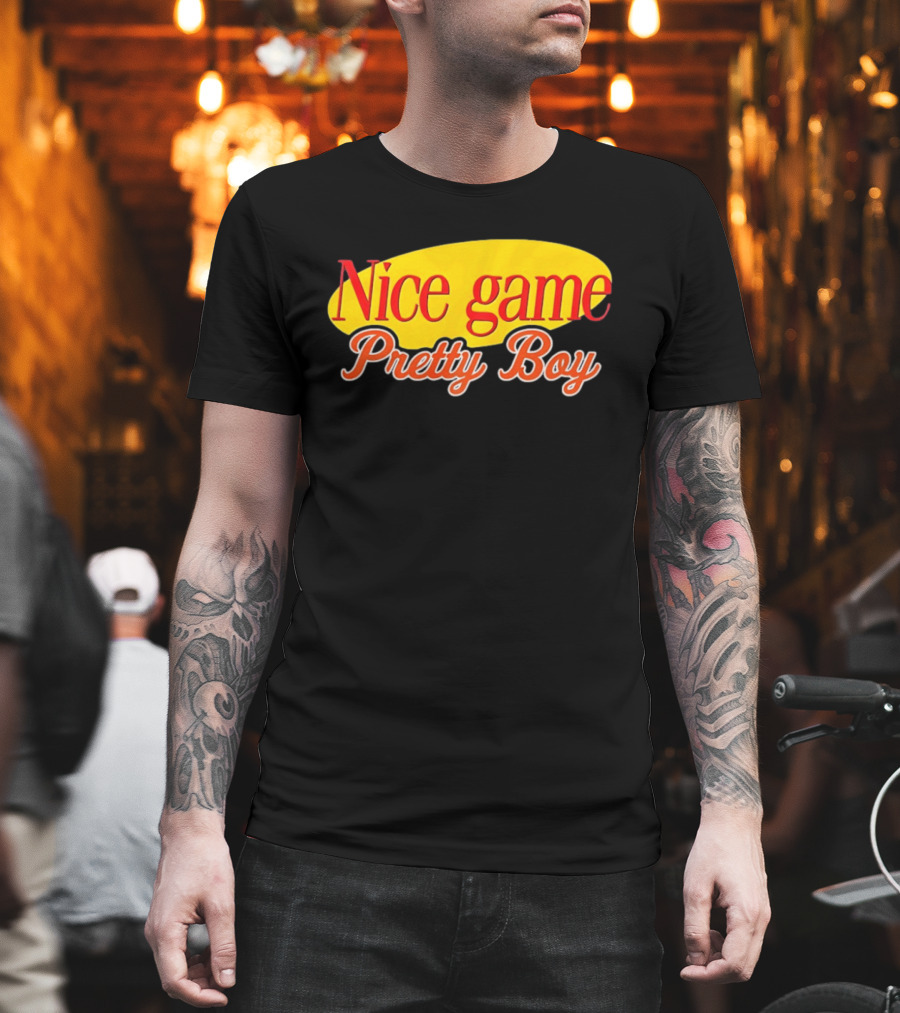 Nice Game Pretty Boy New York Mets Vintage Retro Baseball Fan T-Shirt