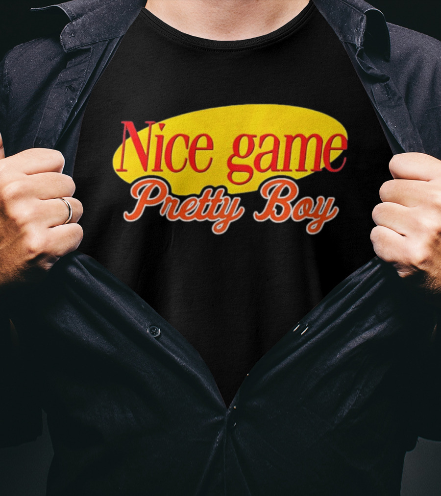 Nice Game Pretty Boy New York Mets Vintage Retro Baseball Fan T-Shirt