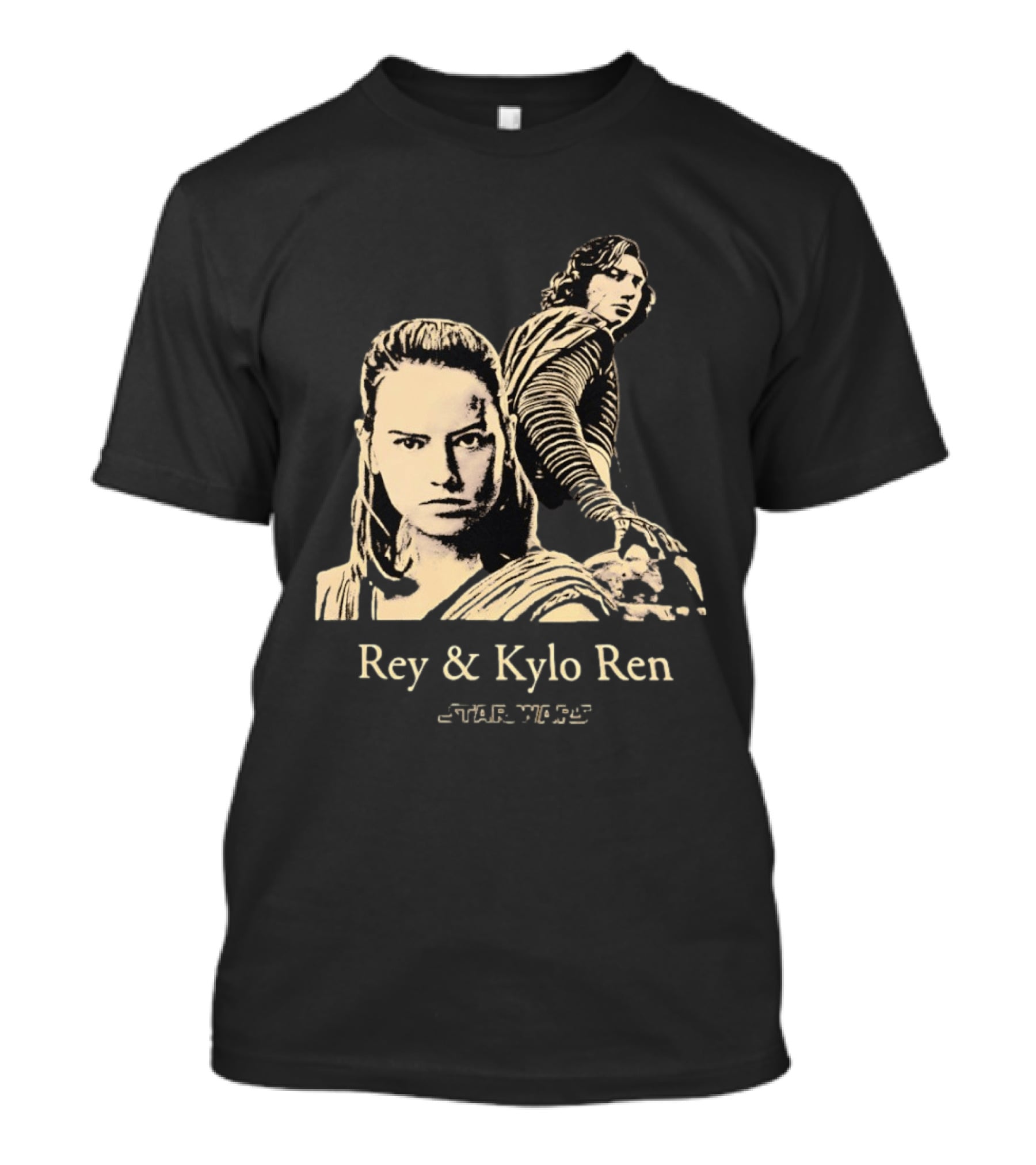 Rey & Kylo Ren Star Wars Characters Epic T-Shirt