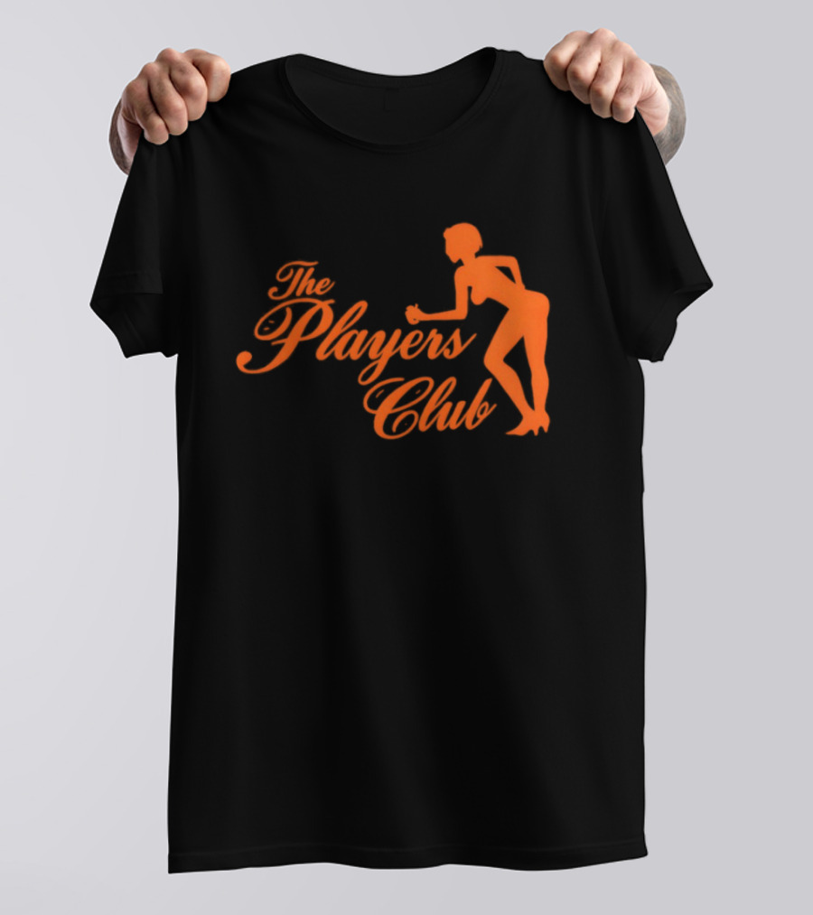 The Players Club Silhouette Retro Script T-Shirt