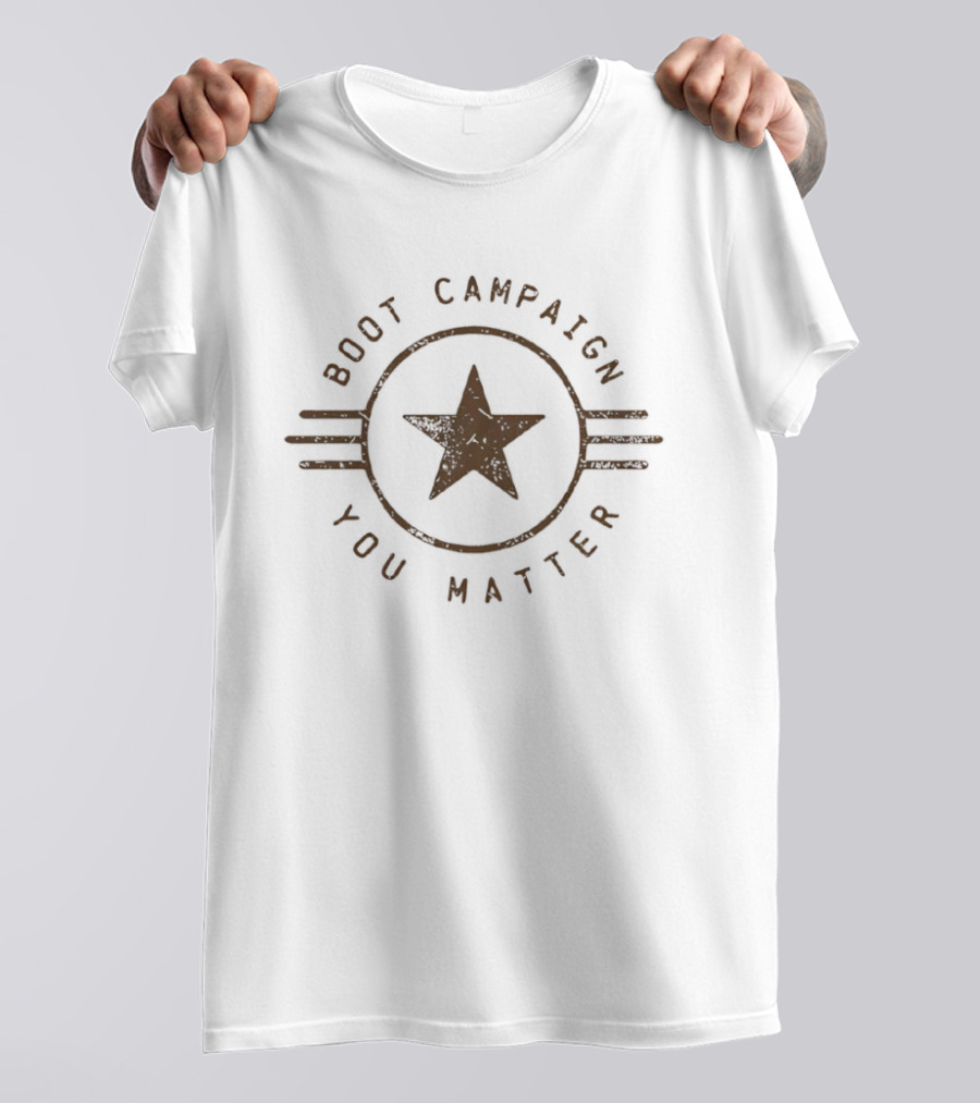 Boot Campaign You Matter Star T-Shirt