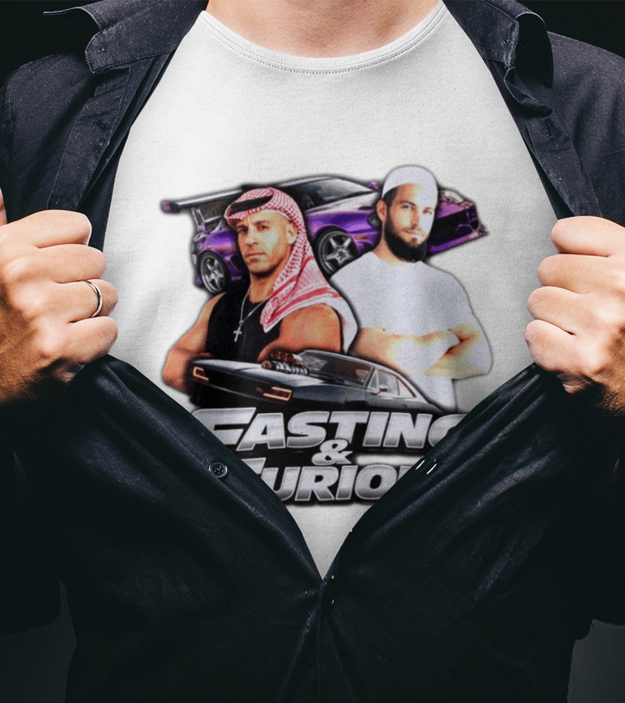 Fasting & Furious Vin Diesel Paul Walker Dubai Cars T-Shirt