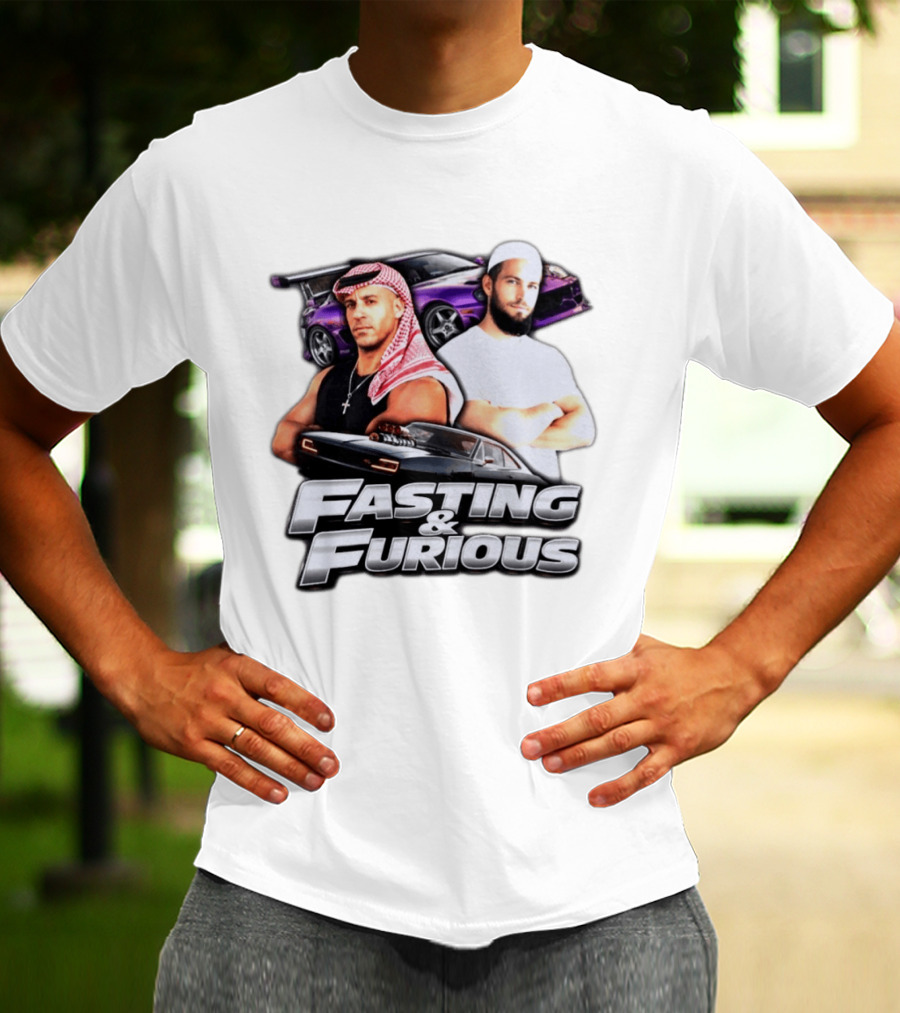 Fasting & Furious Vin Diesel Paul Walker Dubai Cars T-Shirt