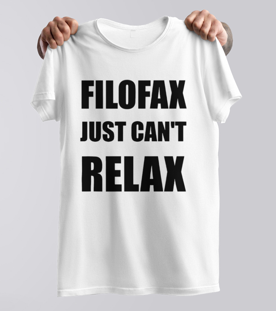 FILOFAX Just Can't Relax T-Shirt