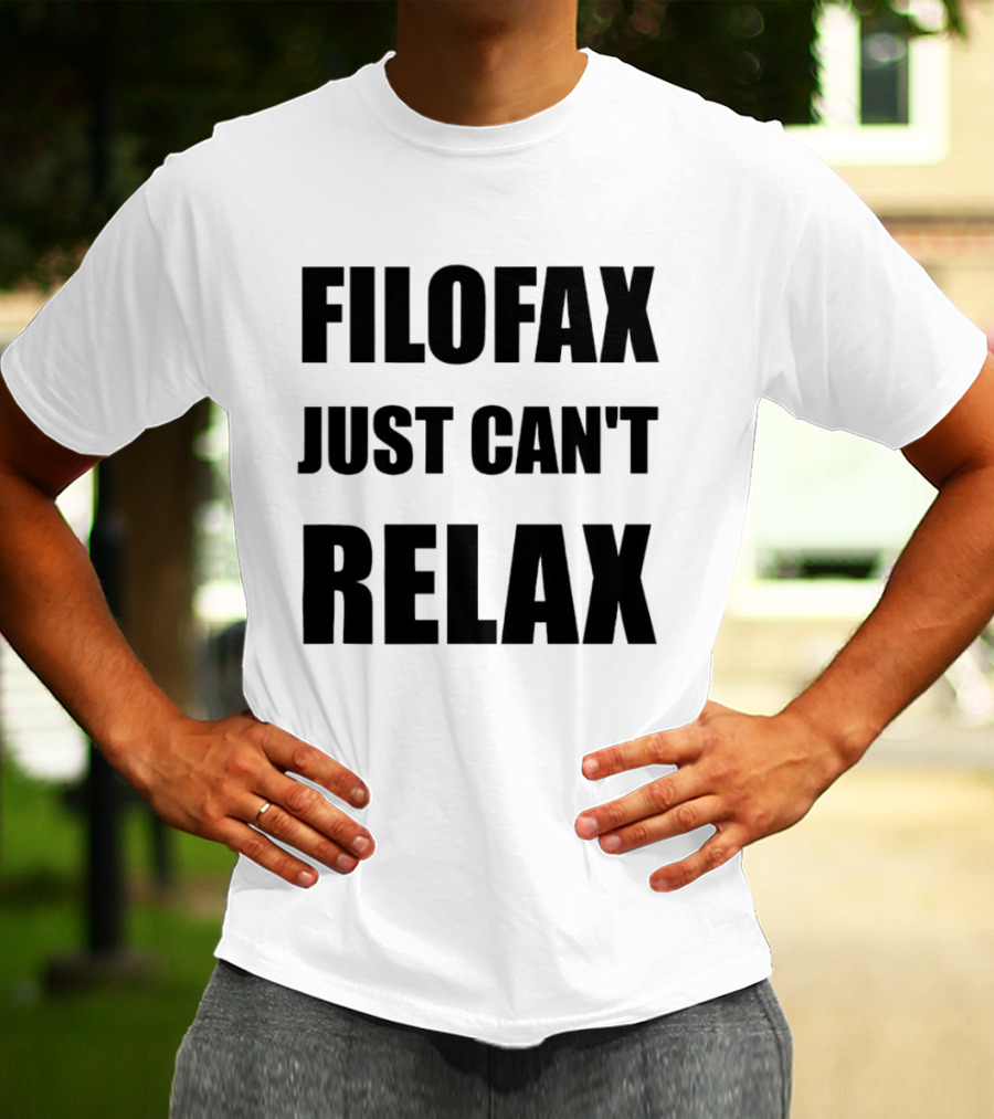 FILOFAX Just Can't Relax T-Shirt