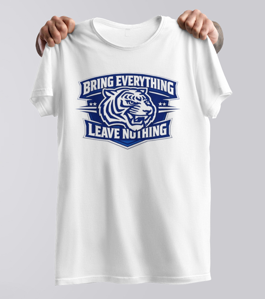 Bring Everything Leave Nothing Tiger T-Shirt