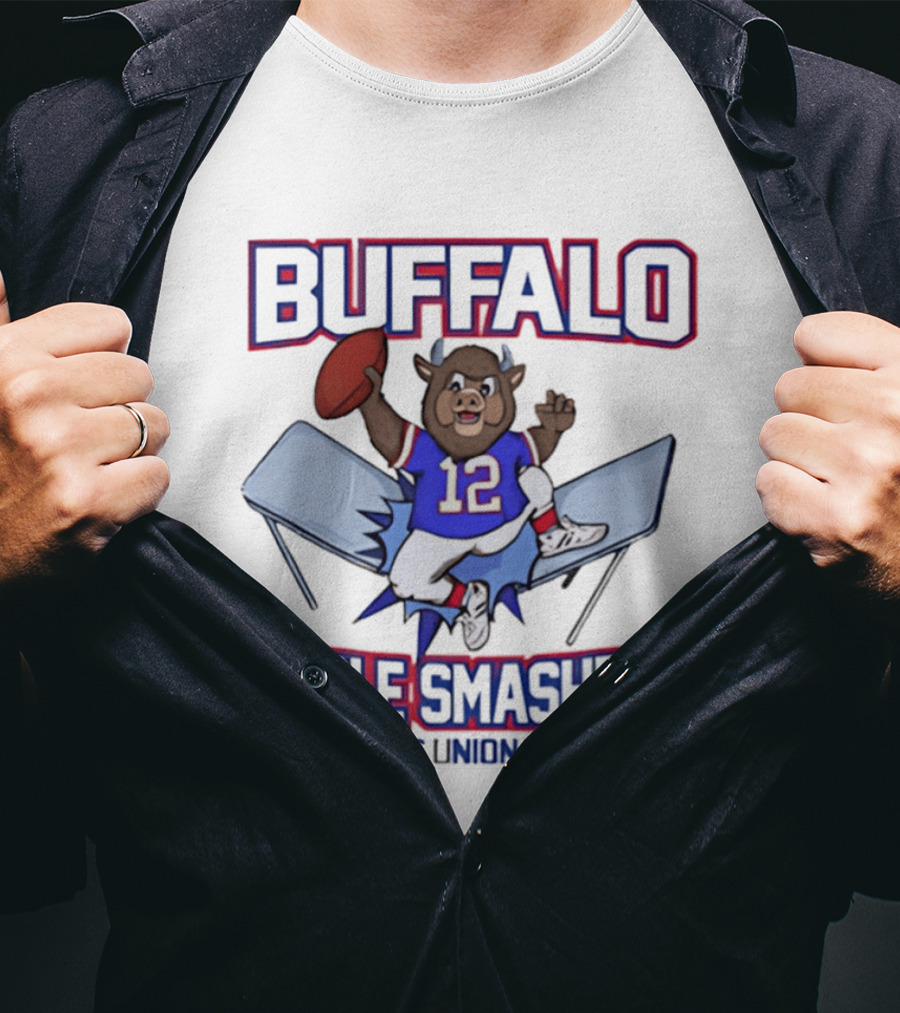 Buffalo Table Smashers Tailgaters Union Local 716 Football Spirit T-Shirt