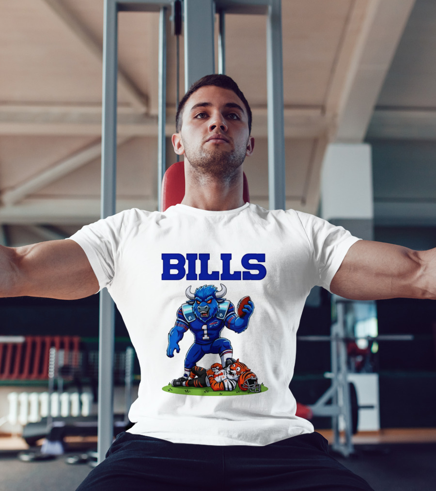 Buffalo Bills Dominating Victory Over Cincinnati Bengals Football Rivalry T-Shirt