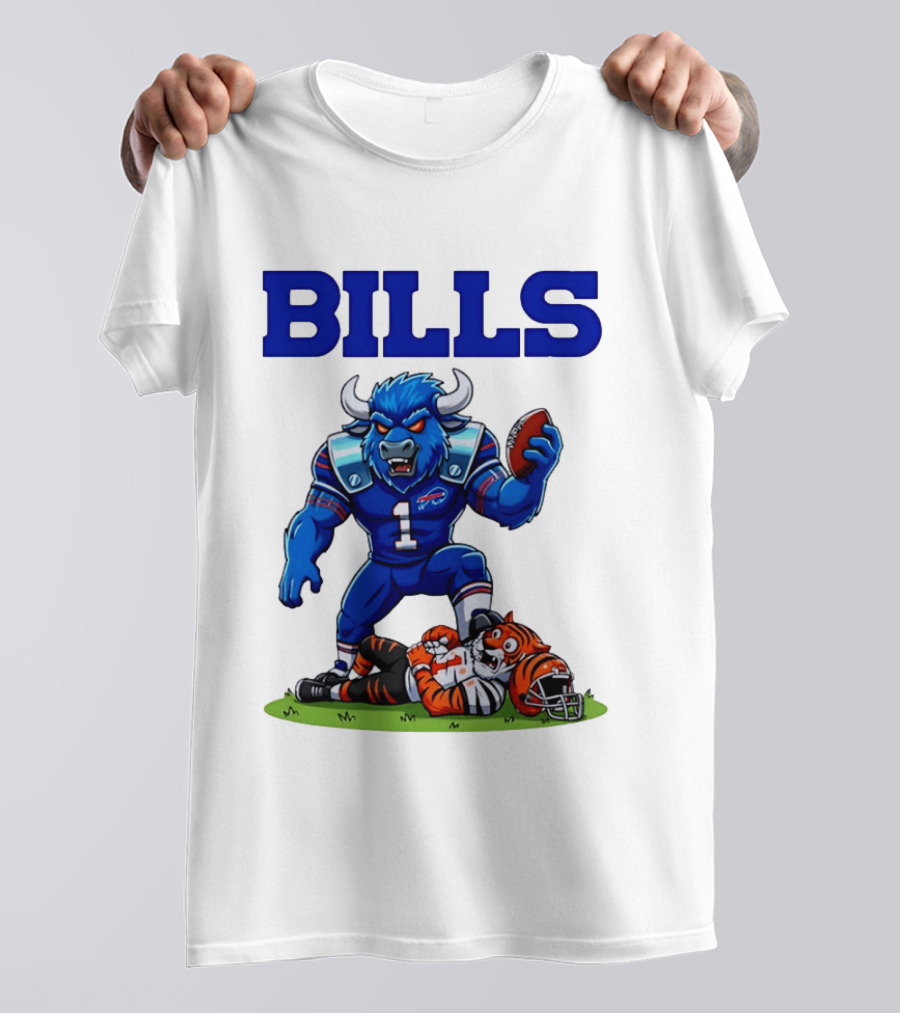 Buffalo Bills Dominating Victory Over Cincinnati Bengals Football Rivalry T-Shirt