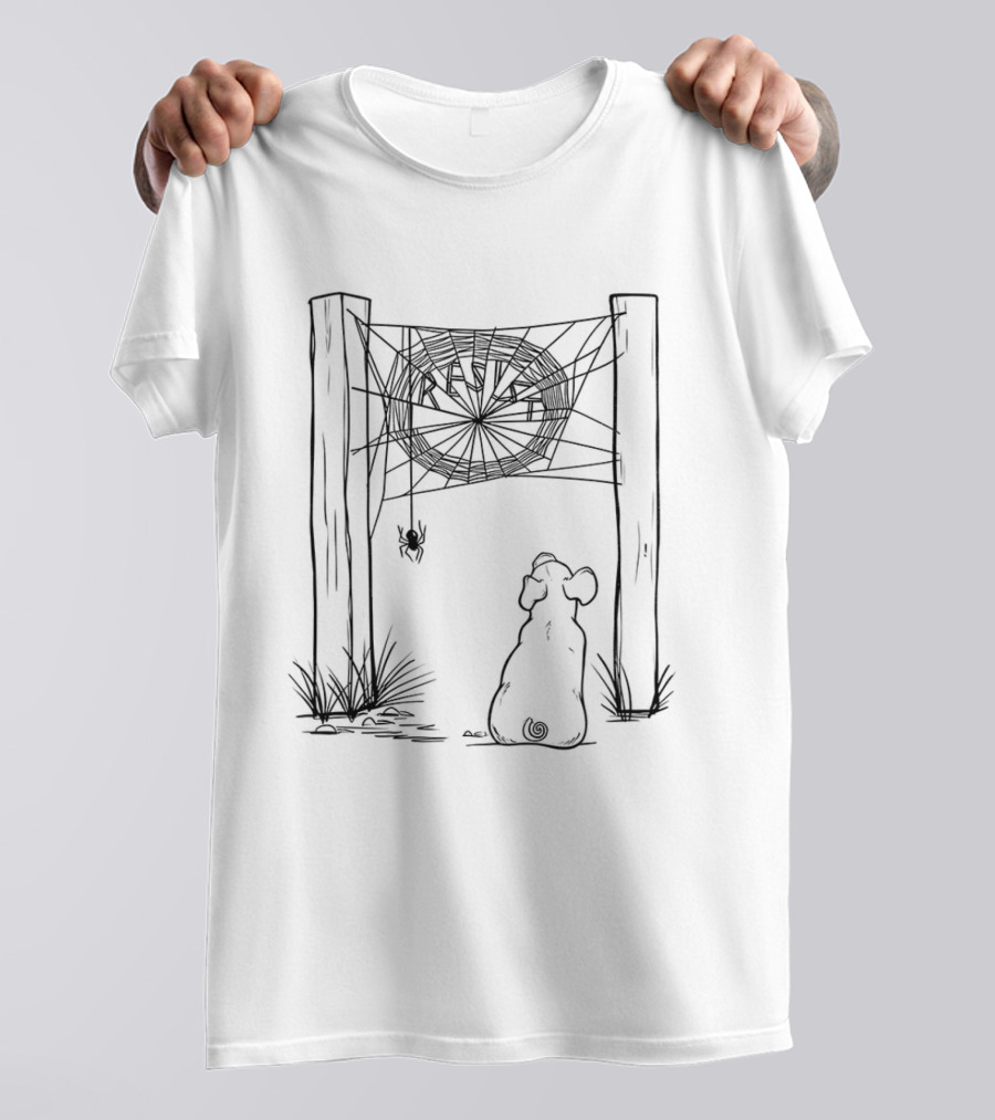 Charlotte Says RESIST With Spider Web And Pig T-Shirt