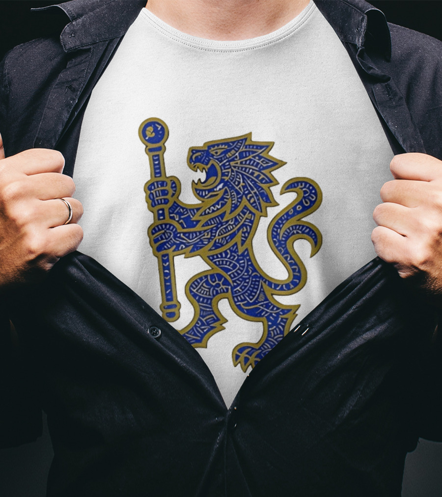 Chelsea FC Blue Rampant Lion Crest T-Shirt